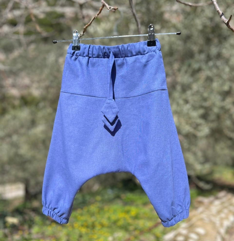 Kids Harem Pants "Sherwal" linen-cotton blend