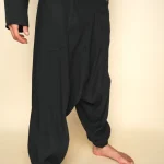 Harem Pants Zipper Linen