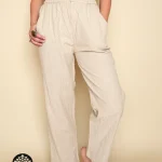 Pure White Cotton Pants