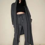 Vortex Grey Cotton Cardigan