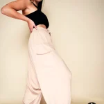 Celestial Beige Harem Pants