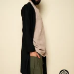 Black Linen  V. Cardigan